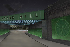 HHP bridge elev render RevA.jpg - Herne Hill Railway Bridge illumination